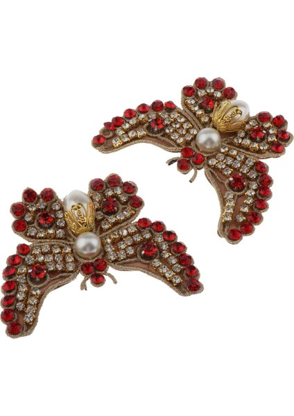 2ADET Işlemeli Kelebek Yama Dikütü Üzerinde Yama Aplike Kıyafetler Elbise Şapka (Yurt Dışından) indirimleri