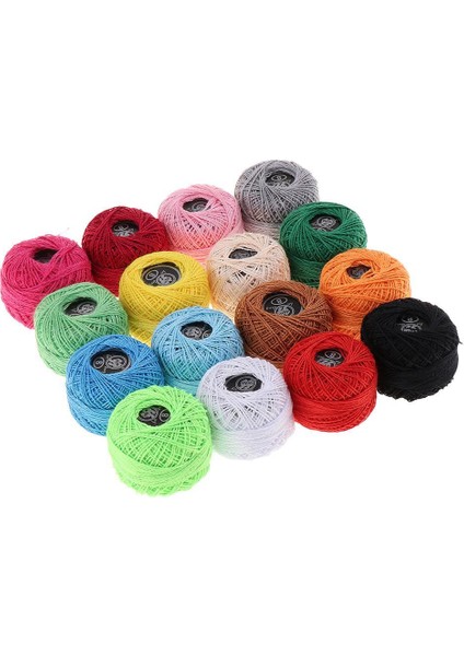 Tığ Işi Iplik -16ADET Örgü Iplik Çeşitli Renkler Tığ Işi Pamuk Iplik Iplik 8 (Yurt Dışından) fırsatları