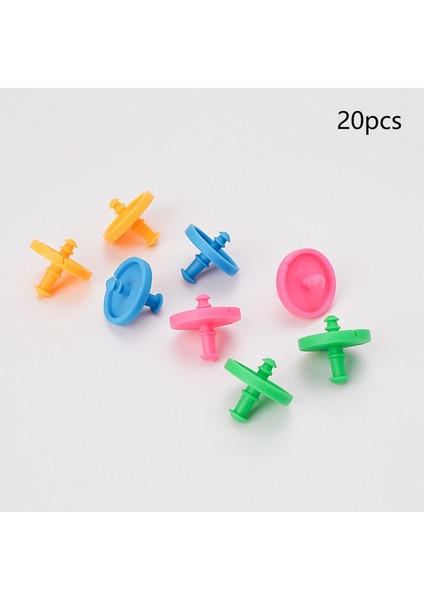 20X Bobin Klip Bobin Kelepçeleri Dikiş Makinesi Aksesuarları Bobin Tutucu Yeşil Mavi Pembe Turuncu (Yurt Dışından) indirimleri