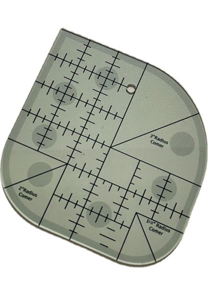 Kesme Zanaat Için Akrilik Şablon Patchwork Cetvel (Yurt Dışından)