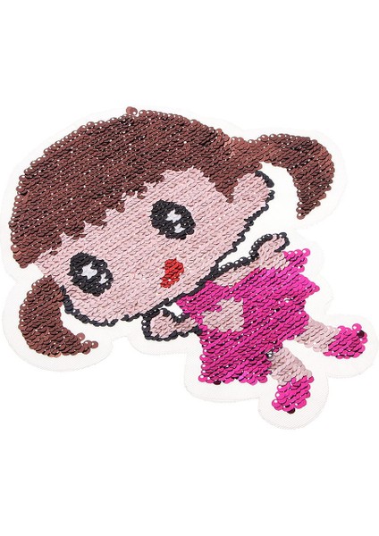 Küçük Kız Parıltı Çift Taraflı Geri Dönüşümlü Renkli 21.5X205CM (Yurt Dışından) indirimleri