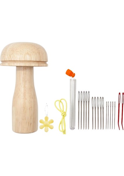 Mantar Darner Yama Aracı Seti Onarım Araçları Çorap Dikiş Için Taşınabilir (Yurt Dışından)