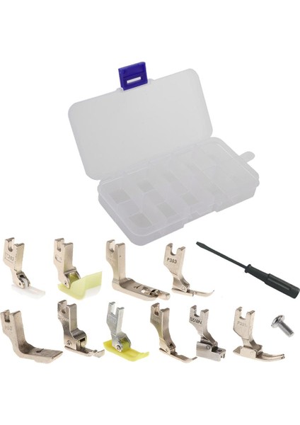 13 Adet Dikiş Makinesi Basınç Yürüyüş Ayakları Kit Endüstriyel Dikiş Makinesi Parça (Yurt Dışından)