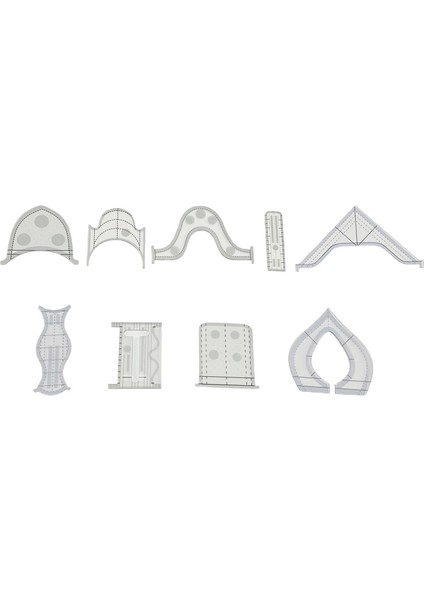 9 Adet Temiz Kapitone Şablonu Akrilik Patchwork Cetvel Ölçüm Zanaat (Yurt Dışından) fiyatları