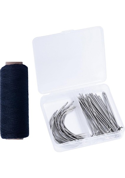 72 Set T-Pıns Çelik T-Inderler + ve C Kavisli Iğneler + 1 Rulo Iplik Için (Yurt Dışından)