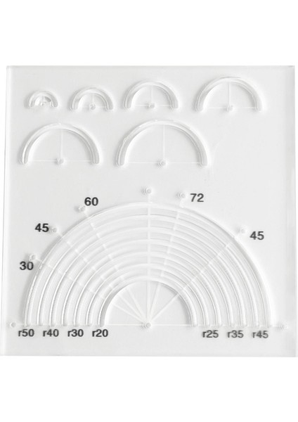 Akrilik Şablon Net Serbest Hareket Çerçeveleri Patchwork Kesme Yorgan Cetveli (Yurt Dışından) modelleri