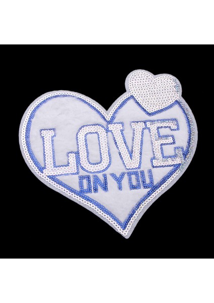 Kalp Yamaları Yamalar Dikilecek Kıyafetler Için Aplike Payetler (Yurt Dışından) fiyatları