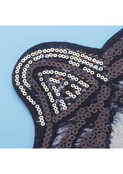 Tiger Head Nakış Pullu Yama Dikeni Üzerindeki Aplike Giyim Dekoru (Yurt Dışından) modelleri