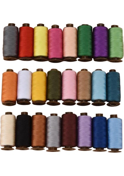 24 Paket Overlock Dikiş Iplik Çeşitli Bahçe Makaraları Koni Polyester (Yurt Dışından) fiyatları