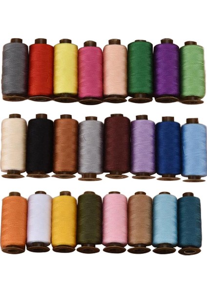 24 Paket Overlock Dikiş Iplik Çeşitli Bahçe Makaraları Koni Polyester (Yurt Dışından) modelleri