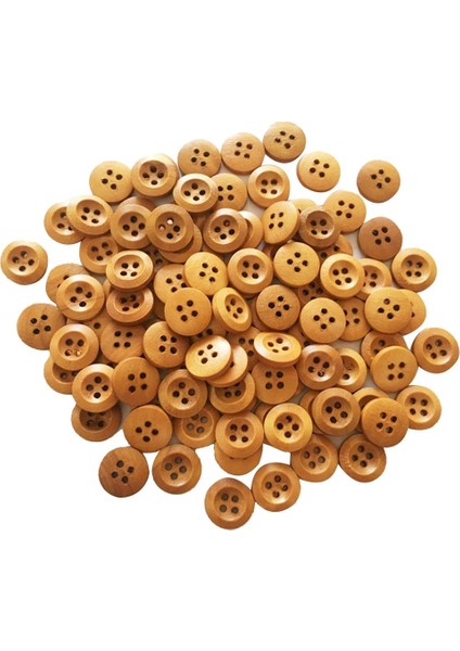 Ahşap Dikiş Düğmesi 3 Adet (Yurt Dışından) fiyatları