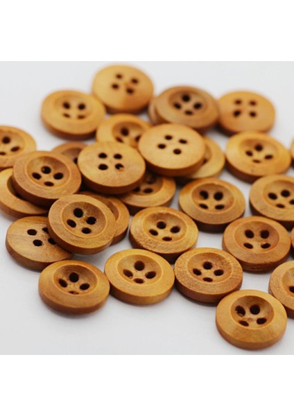 Ahşap Dikiş Düğmesi 3 Adet (Yurt Dışından) indirimleri