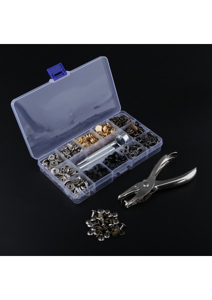 146 Set 8mm Metal Çıtçıt Düğmeleri Düzelten Pense ile Için Toak Kiti Için Takım Kiti (Yurt Dışından) fiyatları
