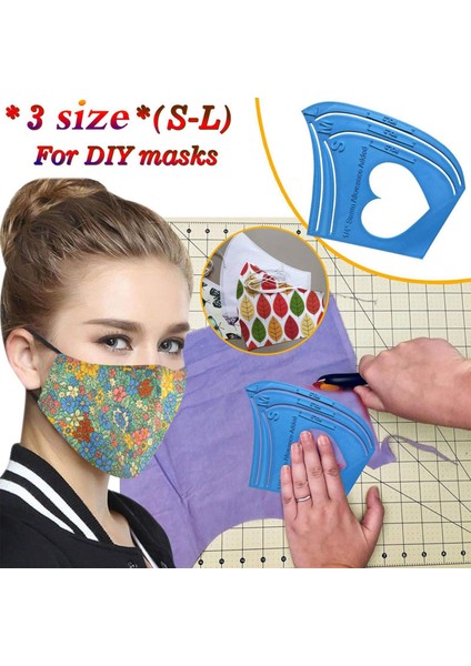 3'ü Dikiş Mavi Şablon Silikon Dikiş Desenli Kalp Şeklini Şablon (Yurt Dışından) indirimleri