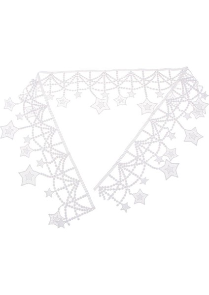 1 Yarda Süt Fiber Dantel Süs Şerit Elbise Kıyafetleri Için Yıldız Saçak (Yurt Dışından)