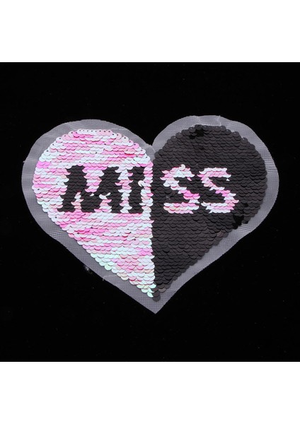 Kalp Deseni Işlemeli Yama Rozeti Kumaş Aplike Çıkartmalar Torba Elbise (Yurt Dışından) fiyatları