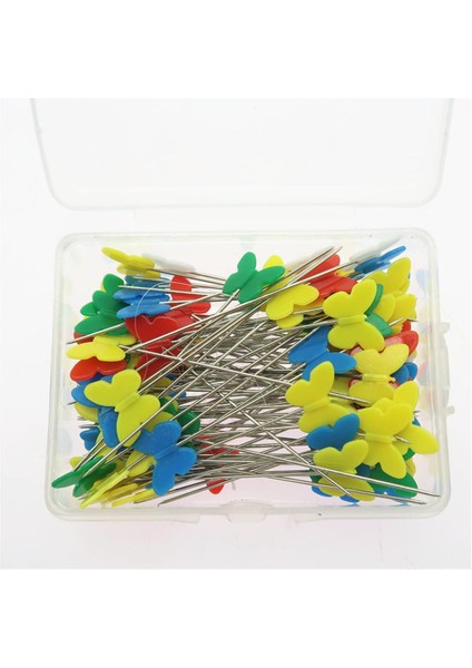 100 Adet Kelebek Düz Head Dikiş Terzi Iğne Işi 52MM (Yurt Dışından)