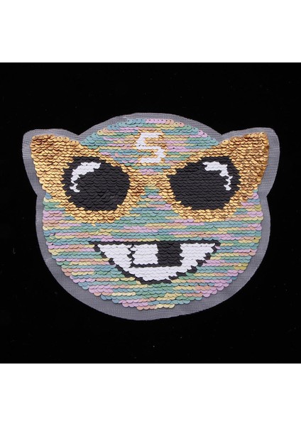 Tersinabled Cat Head Sequins Yamalar Çantalar Için Aplike (Yurt Dışından) fiyatları
