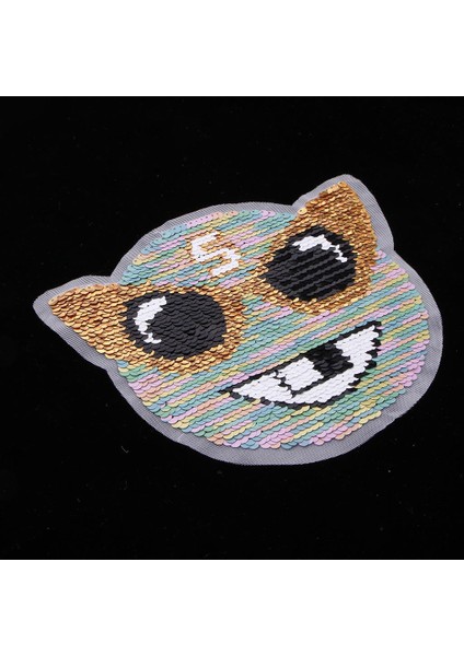 Tersinabled Cat Head Sequins Yamalar Çantalar Için Aplike (Yurt Dışından) modelleri
