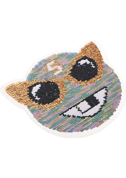 Tersinabled Cat Head Sequins Yamalar Çantalar Için Aplike (Yurt Dışından) indirimleri