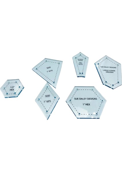 300ADET Patchwork Aracı Kapitone Şablonları Akrilik El Dikiş Aracı (Yurt Dışından)