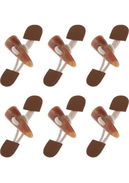 6 Çift Om Om Boynuz Geçiş Kapanmaları Dikiş Düğmeleri Coat Ceket Duffle Için (Yurt Dışından) fiyatları