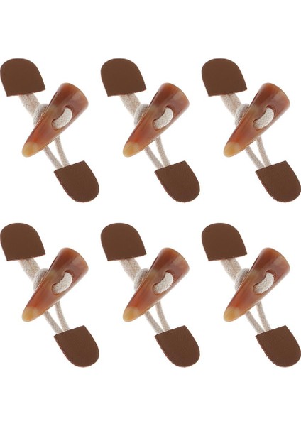 6 Çift Om Om Boynuz Geçiş Kapanmaları Dikiş Düğmeleri Coat Ceket Duffle Için (Yurt Dışından) modelleri