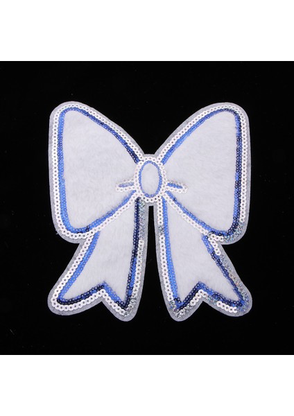 1 Adet Nakış Aplike Yamaları Için Yay Deseni Beyaz Payetler Yamaları (Yurt Dışından) fiyatları