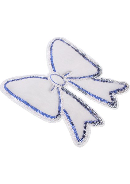 1 Adet Nakış Aplike Yamaları Için Yay Deseni Beyaz Payetler Yamaları (Yurt Dışından) indirimleri