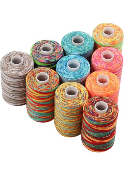 10X Dikiş Ipliği Makarası Dikiş Ipliği Overlock Dikiş El Örme (Yurt Dışından)