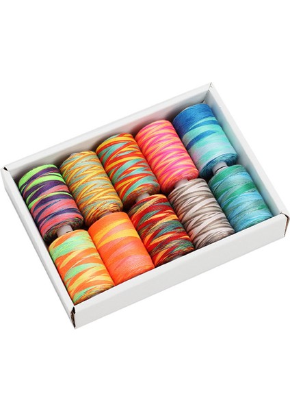 10X Dikiş Ipliği Makarası Dikiş Ipliği Overlock Dikiş El Örme (Yurt Dışından) fiyatları