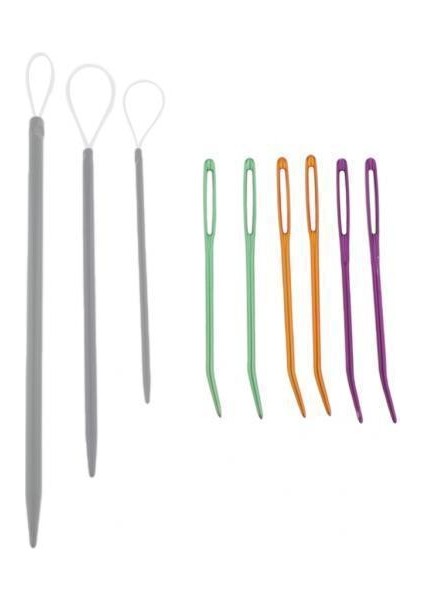 Örgü Yün Iğneler Büyük Göz 4 Adet (Yurt Dışından)