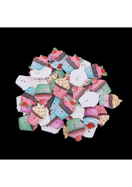 Doğal Ahşap Düğmeleri Boyama 3 Adet (Yurt Dışından) modelleri