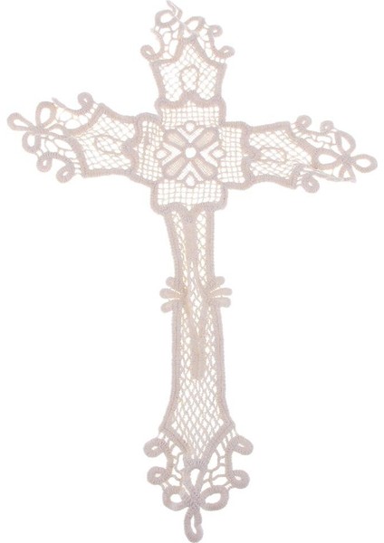 Büyük Pamuk Işlemeli Çapraz Aplike Yama Dikme Yamaları Kıyafetler Düğün (Yurt Dışından)