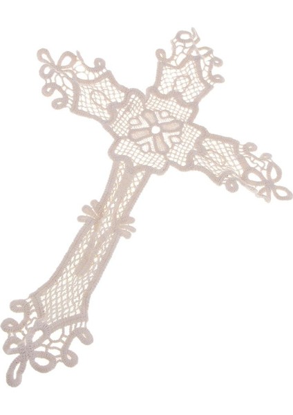 Büyük Pamuk Işlemeli Çapraz Aplike Yama Dikme Yamaları Kıyafetler Düğün (Yurt Dışından) fırsatları