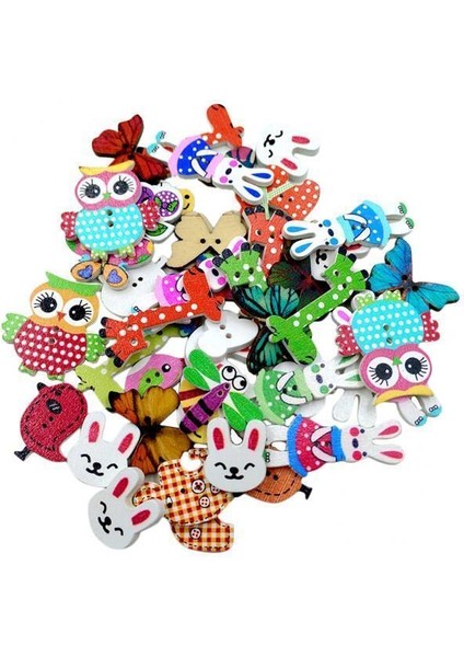 Dekorasyon Düğmeleri 4 Adet (Yurt Dışından)