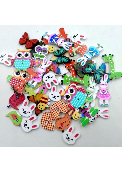 Dekorasyon Düğmeleri 4 Adet (Yurt Dışından) fırsatları