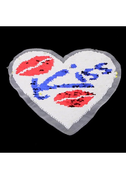 Kalp Nakış Pullu Yama Giysileri Aplike Dikiş Zanaat (Yurt Dışından) modelleri