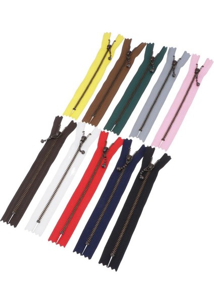 10 Adet 7 " Naylon Bobin Fermuarları Terzi Dikiş El Sanatları Için Toplu 10 Renk (Yurt Dışından) fiyatları