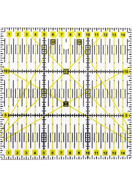 3ADET 15X15CM10X45CM5X30CM Akrilik Kapitone Yorganlar Patchwork Kesme Yöneticileri 3 Adet B (Yurt Dışından) indirimleri