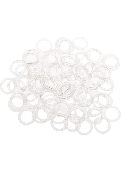Bra Bikini Için 100 Parça Halkalar Bikini Kapatma Plastik Dikiş Aksesuarları (Yurt Dışından)