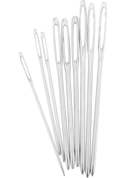 9x Künt Iğneler Büyük Gözler Iğneler Örgü Iğneleri (Yurt Dışından) fiyatları