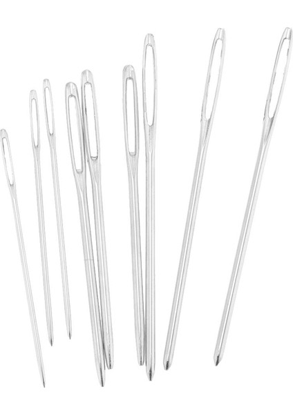 9x Künt Iğneler Büyük Gözler Iğneler Örgü Iğneleri (Yurt Dışından) indirimleri