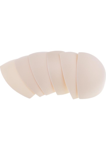 Bikini Mayo Spor Üçgeni Çıplak 3 Çift Çıkarılabilir Sütyen Pedleri Çıplak (Yurt Dışından)