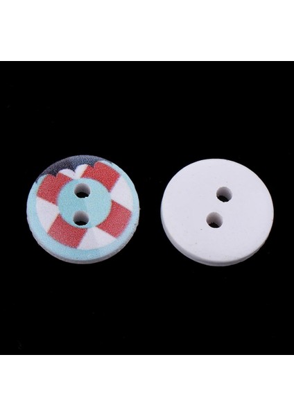 50 2 Delik Paketi Yelkenli Ahşap Düğmeler Desen Dikiş Bağlantı Sızdırmazları Düğmeleri Giysileri Kot Malzemeler (Yurt Dışından) modelleri