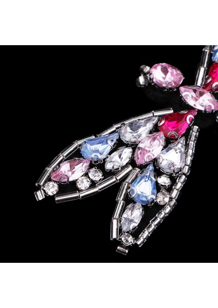 Yusufçuk Işlemeli Boncuklu Rhinestones Yaması Üzerinde Aplike Giysi Dekor (Yurt Dışından) fırsatları