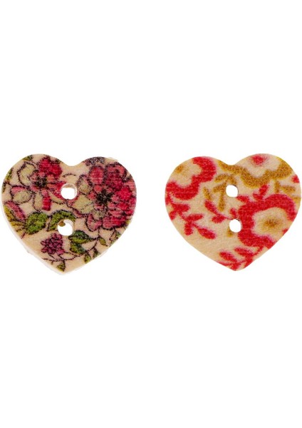 20 Adet Kalp Ahşap Düğmeler Dikiş Ev Kıyafetleri (Yurt Dışından) modelleri