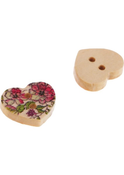 20 Adet Kalp Ahşap Düğmeler Dikiş Ev Kıyafetleri (Yurt Dışından) fırsatları
