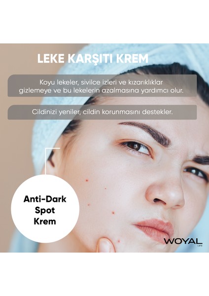 Koyu Leke Karşıtı Krem 50 ml