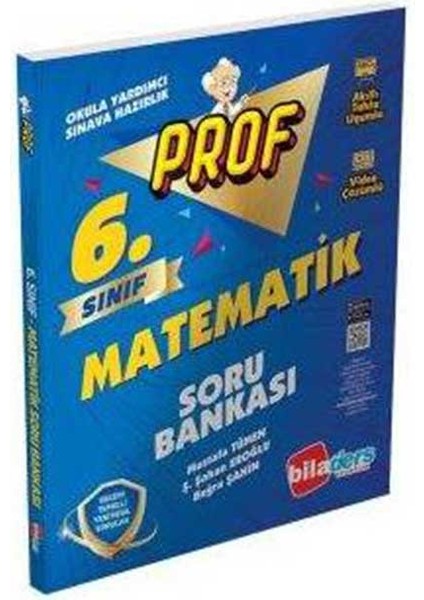 Biladers Yayınları 6. Sınıf Matematik Soru Bankası Prof Serisi 0922